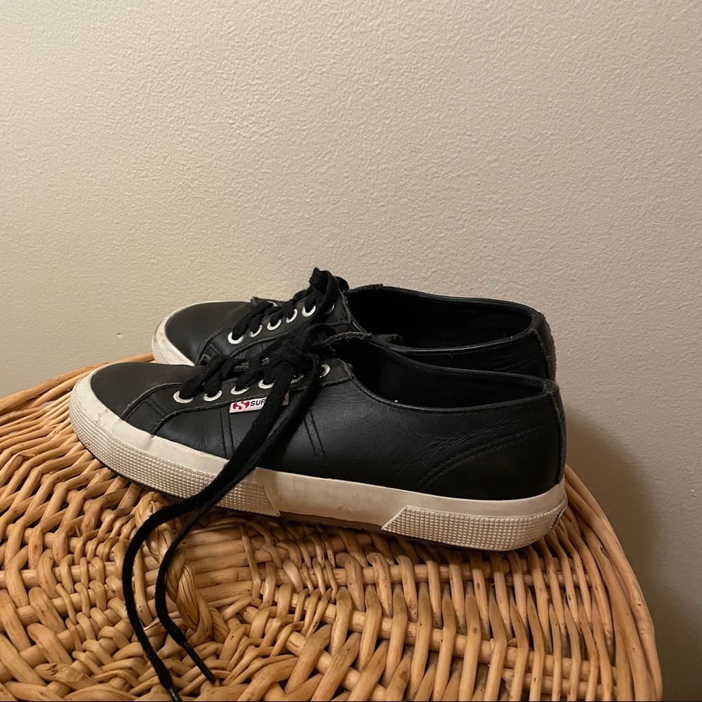 Leather Superga